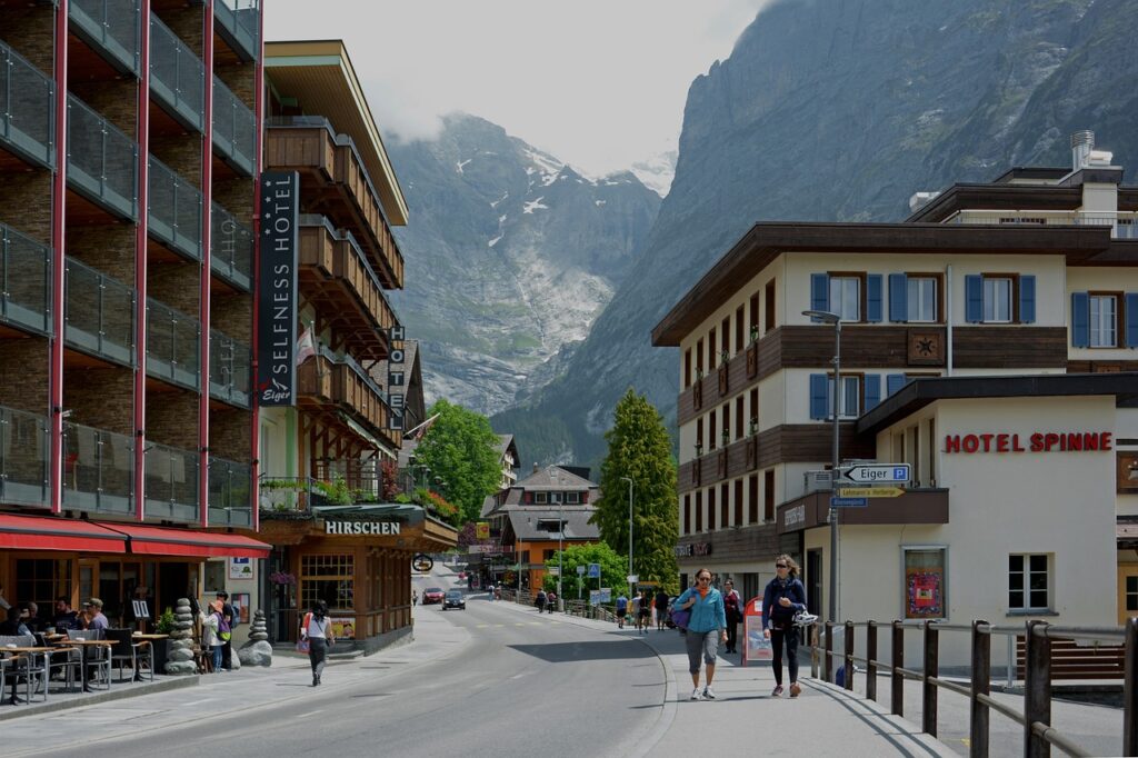 swiss alps vacation
